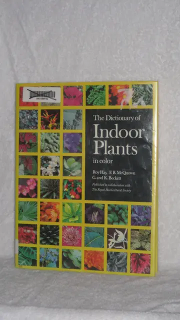 Cover of The Dictionary of Indoor Plants in Color