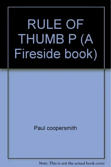 Cover of Rule of Thumb P