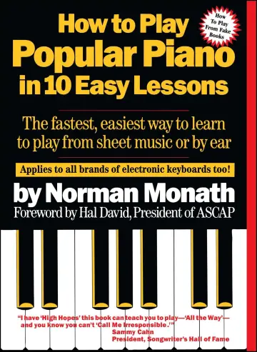 Cover of How to Play Popular Piano in 10 Easy Lessons