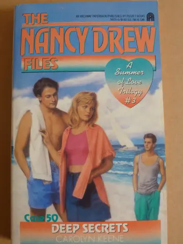 Cover of Deep Secrets (nancy Drew Files 50)