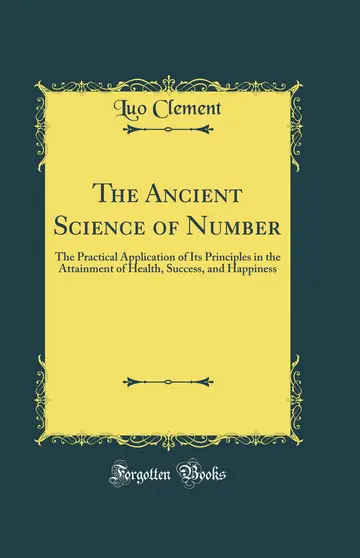 Cover of The Ancient Science of Number