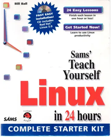 Cover of Sams Teach Yourself Linux in 24 Hours