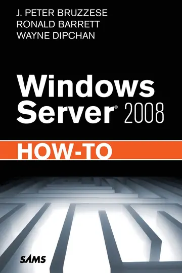 Cover of Windows Server 2008 How-To