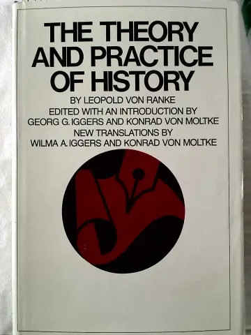 Cover of Theory and Practice of History