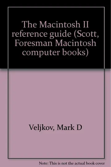 Cover of The Macintosh II Reference Guide