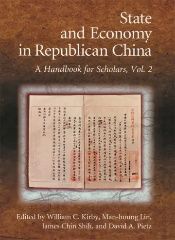 Cover of State and Economy in Republican China