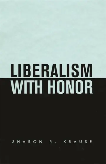 Cover of Liberalism with Honor