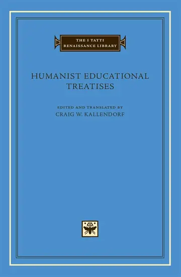 Cover of Humanist Educational Treatises