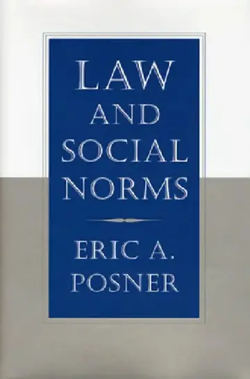 Cover of Law and Social Norms
