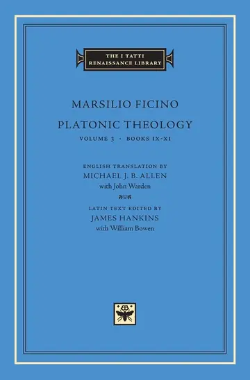 Cover of Platonic Theology