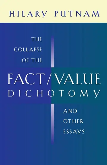 Cover of The Collapse of the Fact/Value Dichotomy