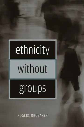 Cover of Ethnicity without Groups