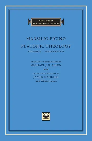 Cover of Platonic Theology