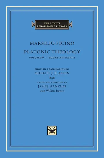 Cover of Marsilio Ficino