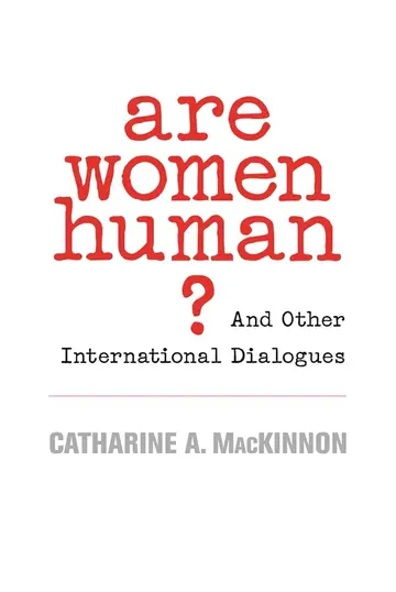 Cover of Are Women Human? – And Other International Dialogues