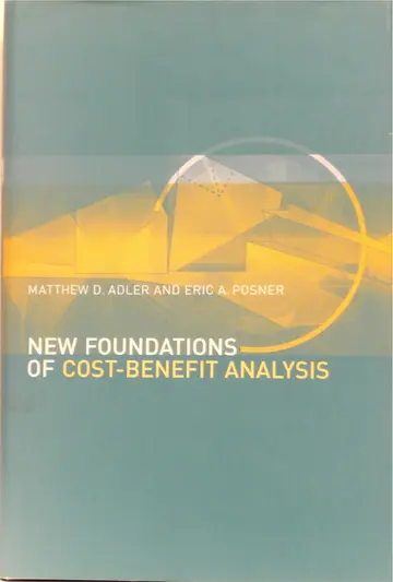 Cover of New Foundations of Cost-benefit Analysis