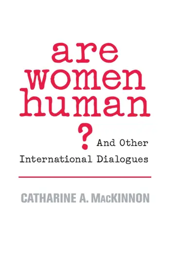 Cover of Are Women Human? – And Other International Dialogues