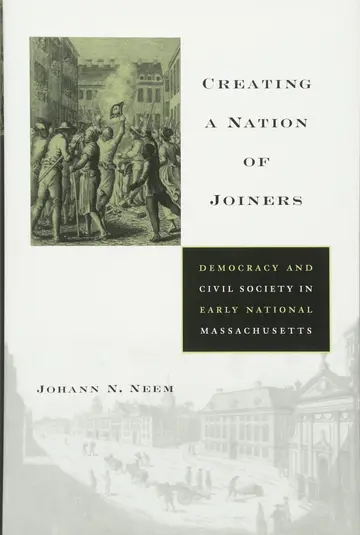 Cover of Creating a Nation of Joiners