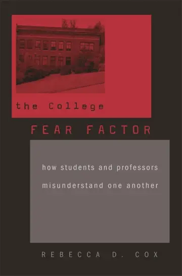 Cover of The College Fear Factor