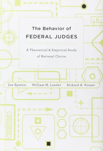 Cover of The Behavior of Federal Judges