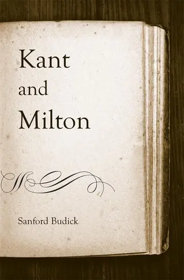 Cover of Kant and Milton