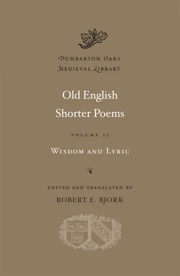 Cover of Old English Shorter Poems