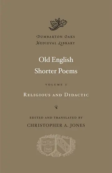 Cover of Old English Shorter Poems