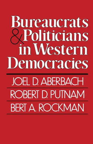 Cover of Bureaucrats and Politicians in Western Democracies