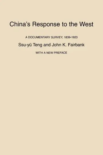 Cover of China's Response to the West