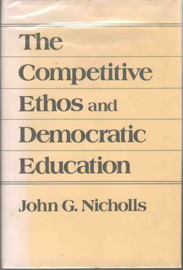 Cover of The Competitive Ethos and Democratic Education