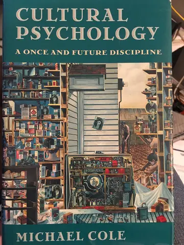 Cover of Cultural Psychology – A Once & Future Discipline