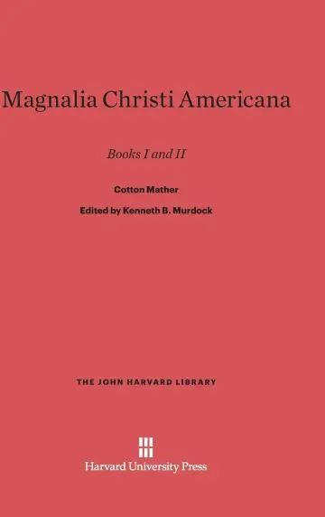 Cover of Magnalia Christi Americana