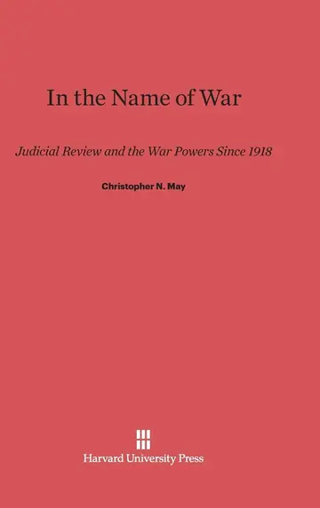 Cover of In the Name of War