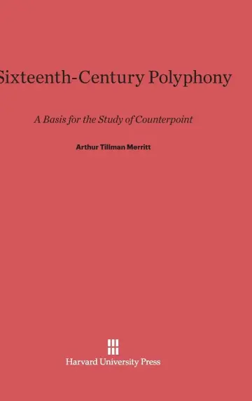 Cover of Sixteenth-Century Polyphony