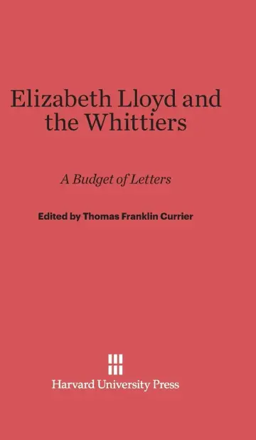 Cover of Elizabeth Lloyd and the Whittiers