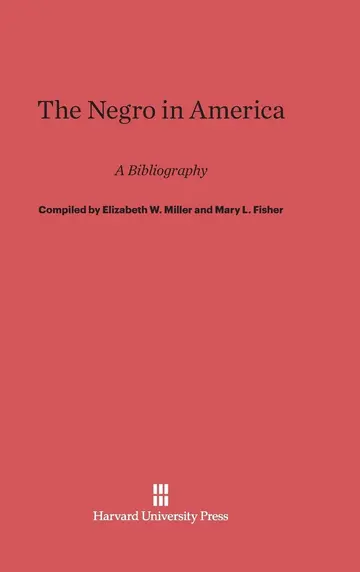 Cover of The Negro in America
