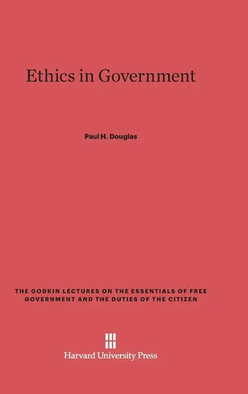 Cover of Ethics in Government