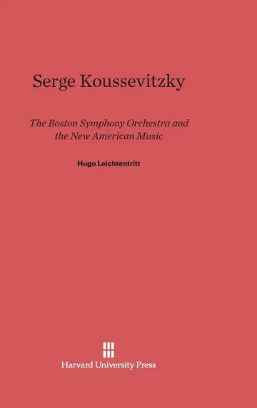 Cover of Serge Koussevitzky