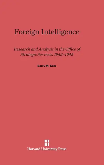 Cover of Foreign Intelligence