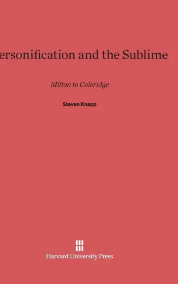 Cover of Personification and the Sublime