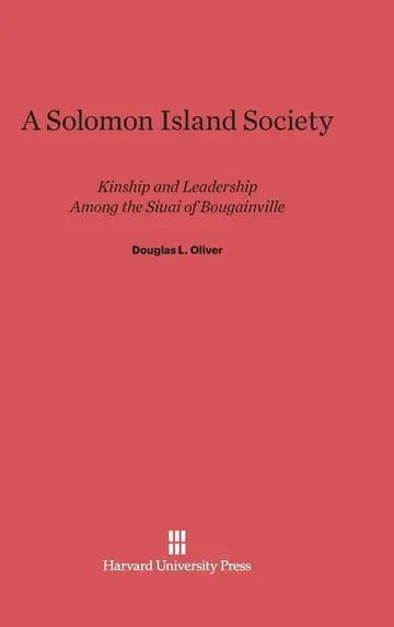 Cover of A Solomon Island Society