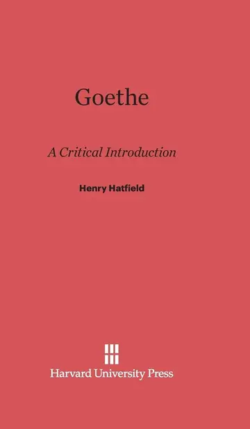 Cover of Goethe
