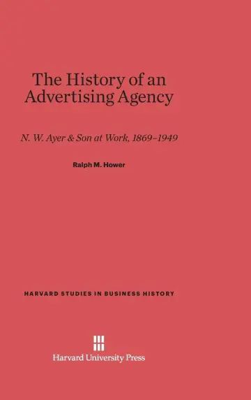 Cover of The History of an Advertising Agency