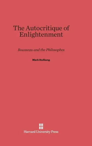 Cover of The Autocritique of Enlightenment