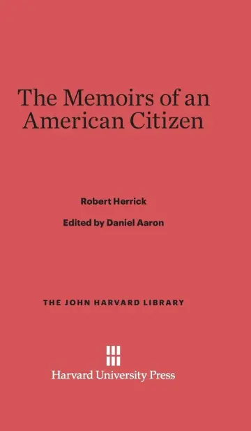 Cover of The Memoirs of an American Citizen