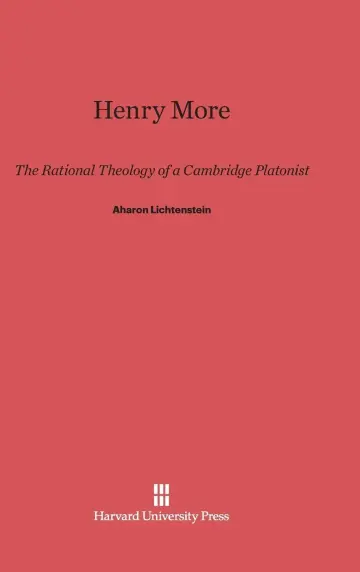 Cover of Henry More