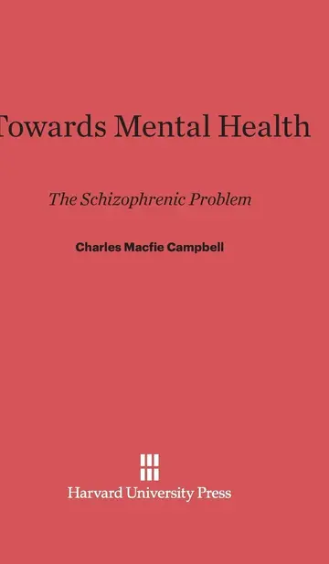 Cover of Towards Mental Health