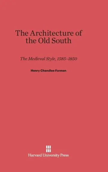 Cover of Architecture of the Old South