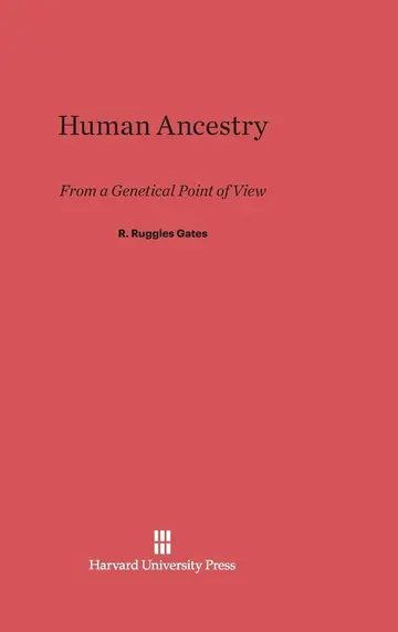 Cover of Human Ancestry from a Genetical Point of View