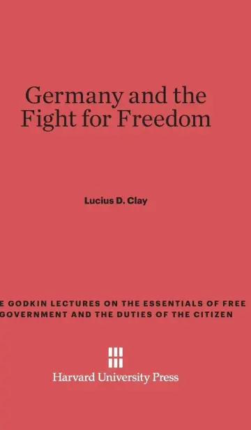 Cover of Germany and the Fight for Freedom